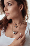 Lian Jewels Large Shiny Heart Necklace