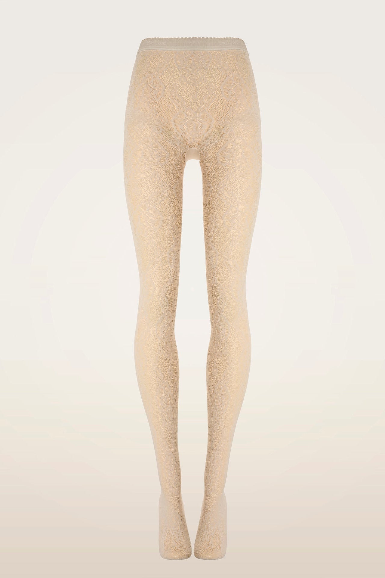 Wolford Infinite Rose Net Tights Deep Night