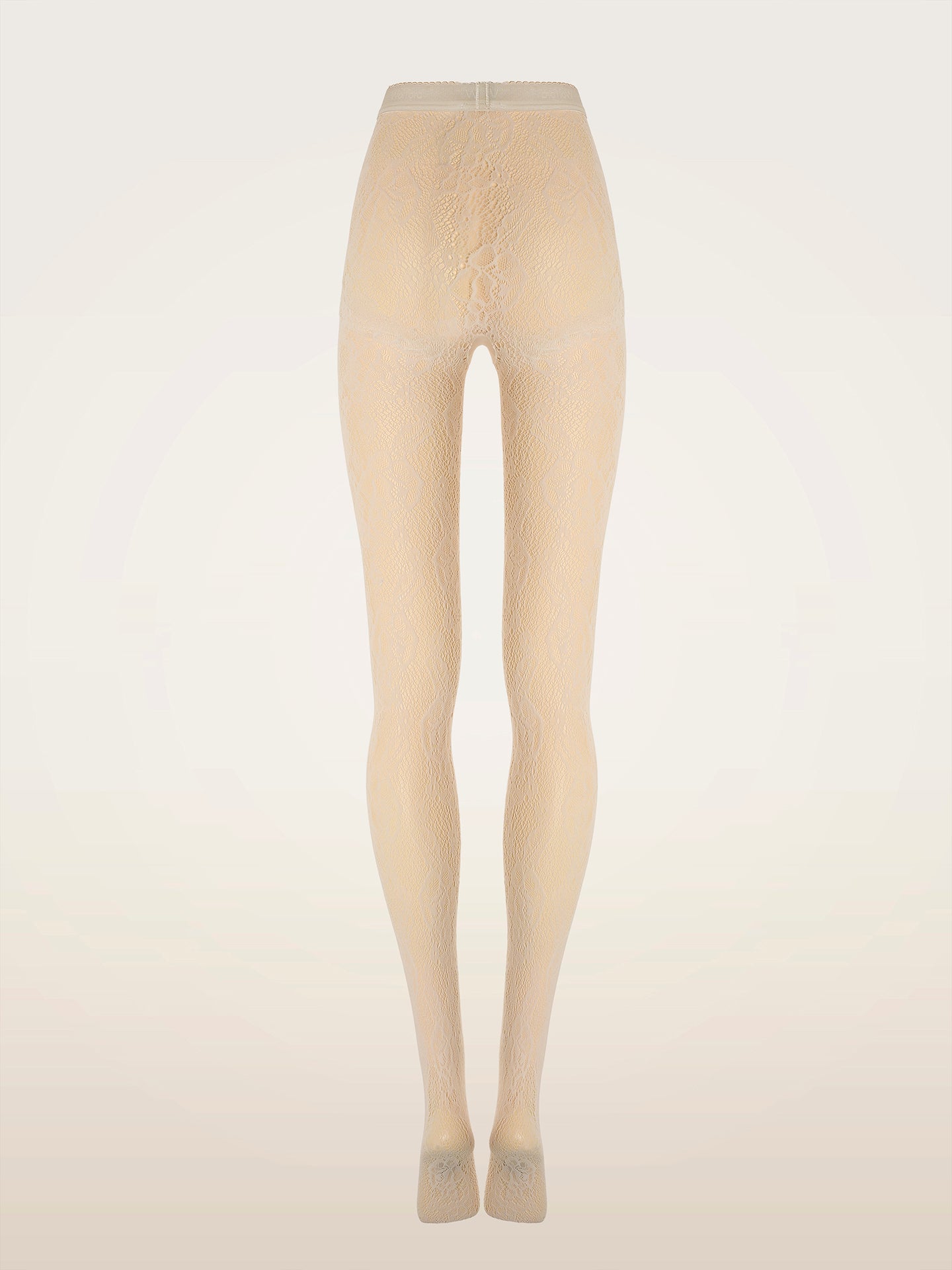 Wolford Infinite Rose Net Tights Deep Night