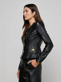 Veste en cuir L'Agence Mariella