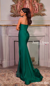 Jessica Angel Corset Slit Evening Gown