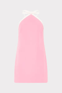 Milly Shane Cady Mini Dress in Baby Pink
