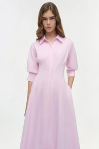 Simkhai Jazz Pintuck Midi Dress