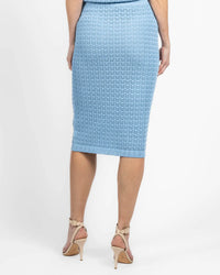 L’Agence Lacen Pointelle Knit Skirt