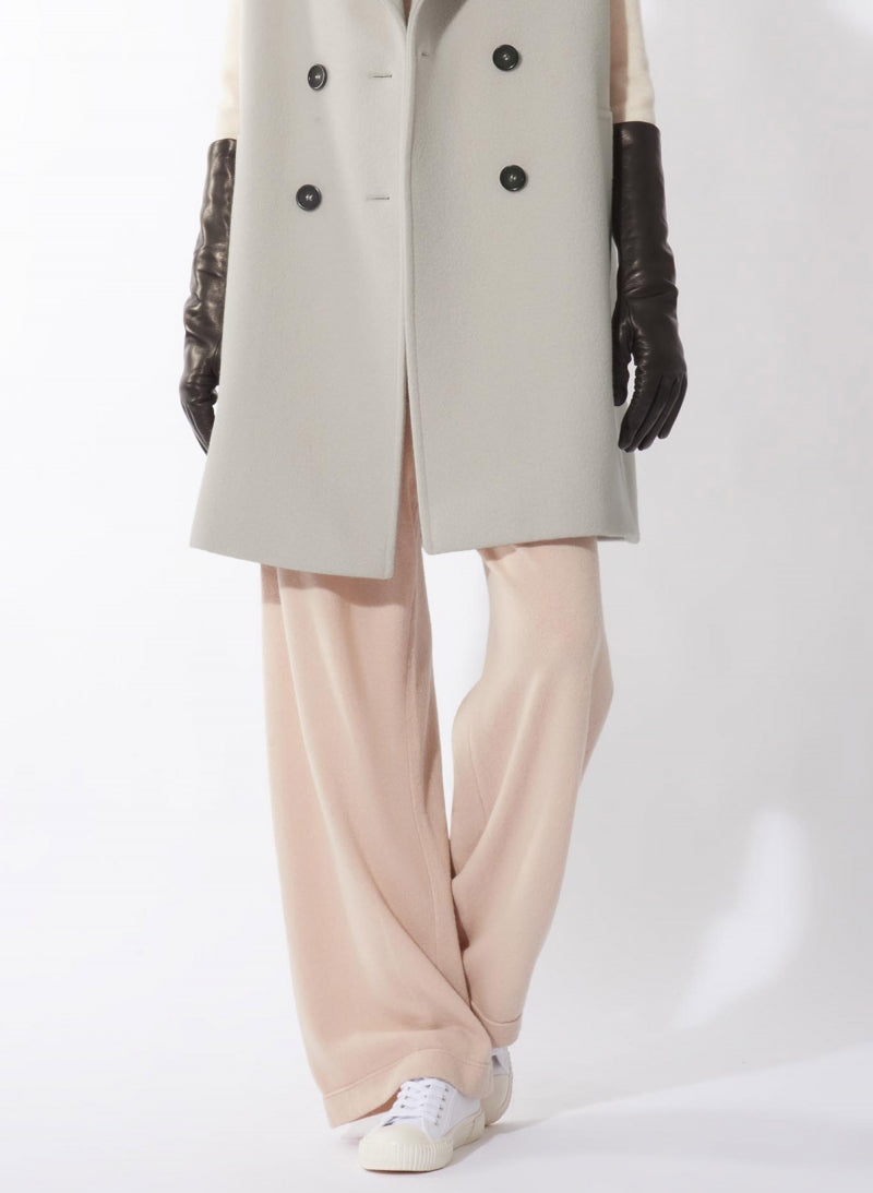 Cinzia Rocca Long Black Nappa Leather Gloves Black