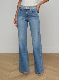 L'Agence Louane Wide-Leg Flare Jean Bexley