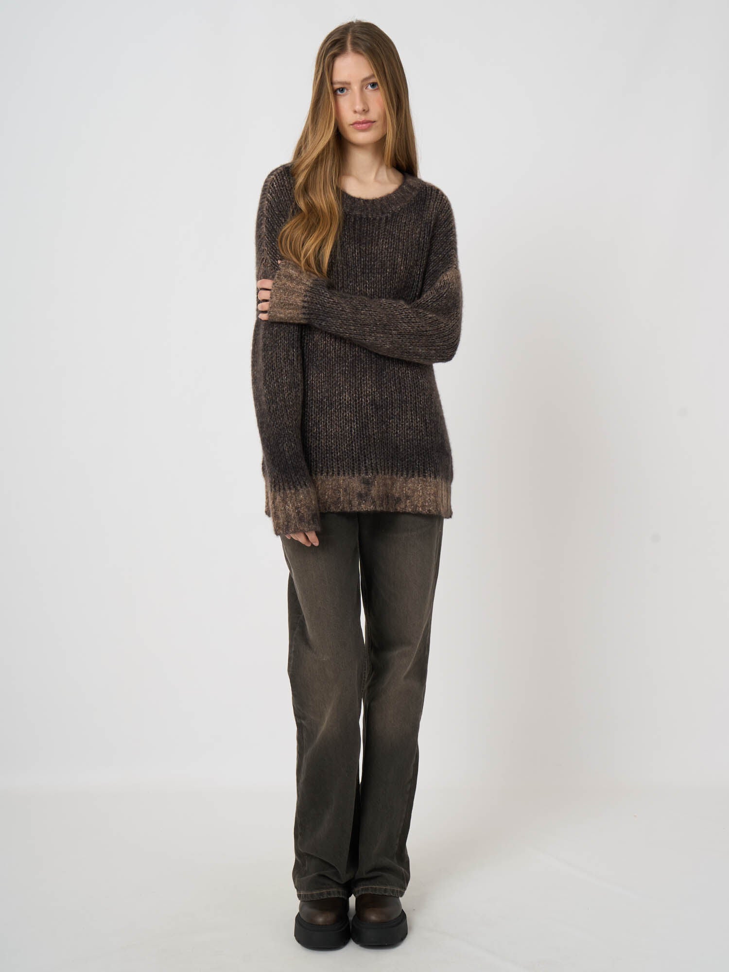 Repeat Cashmere Silk Knitted Pullover Chital