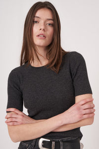 Repeat Knitted Pullover Fitted Top