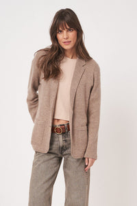 Repeat Wool Cashmere Knitted Cardigan - Sand