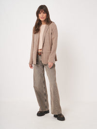 Repeat Wool Cashmere Knitted Cardigan - Sand