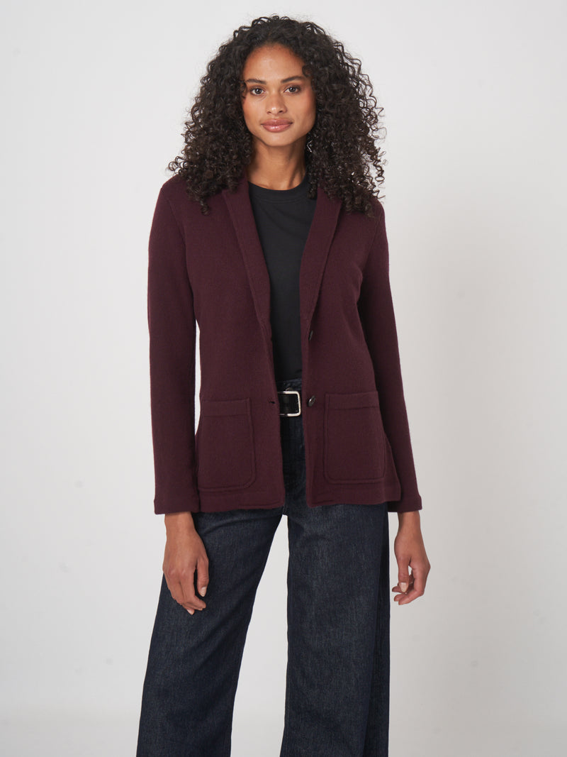 Repeat Soft Knitted Wool Blazer