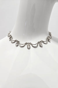 Elen Henderson Silver Pear Shape Necklace With Earrings