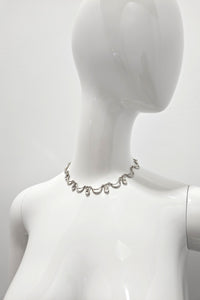 Elen Henderson Silver Pear Shape Necklace With Earrings