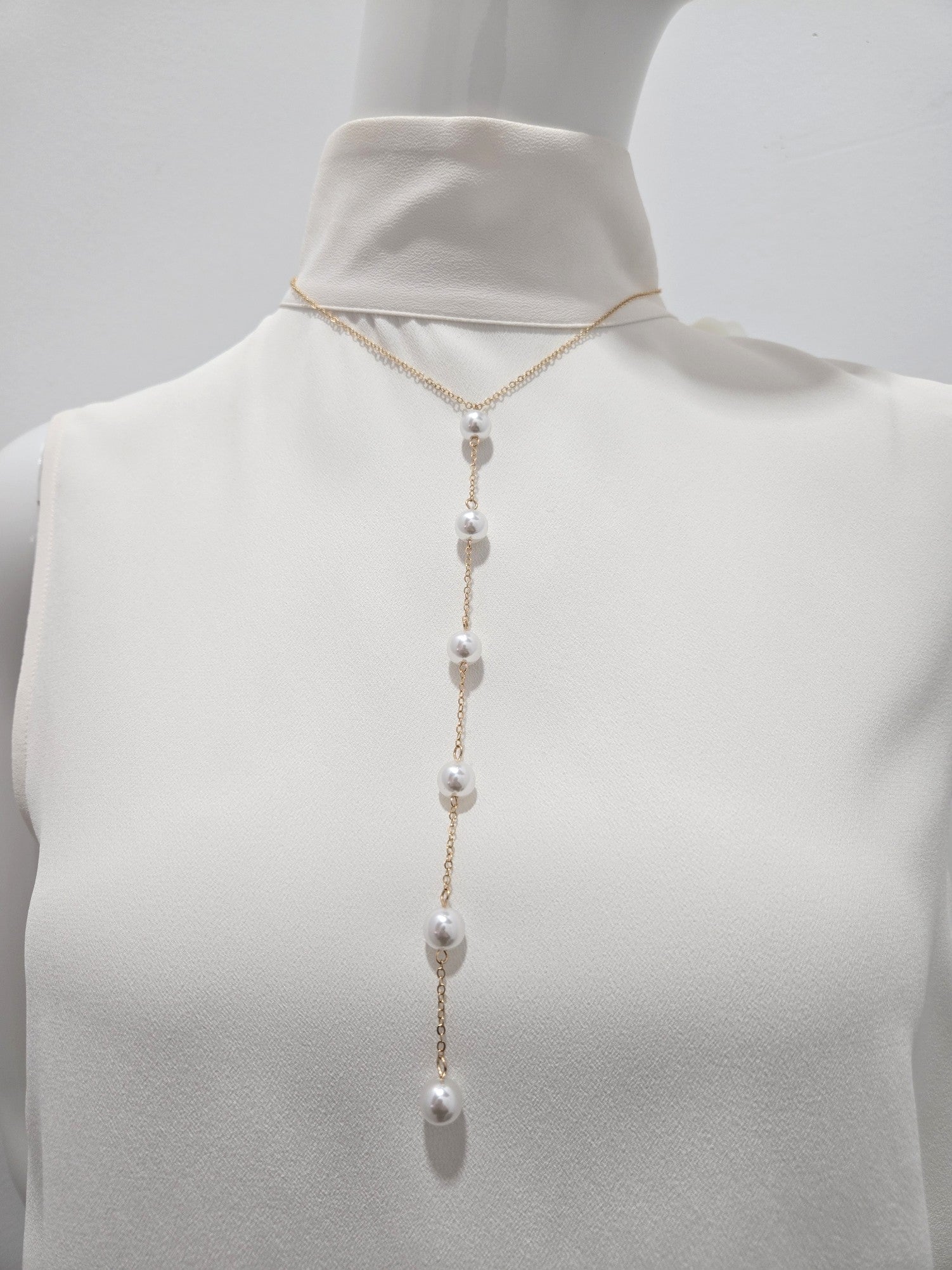 Collier goutte de perle