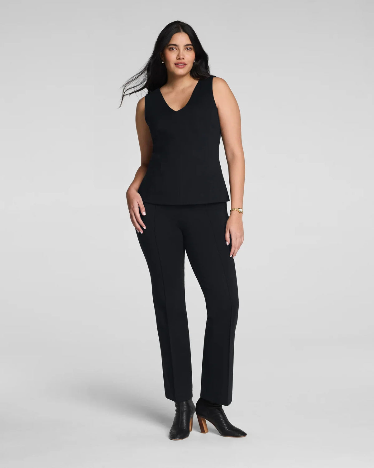 SpanxSuperSmooth PerfectFit Ponte Kick Flare Pant with Pintuck