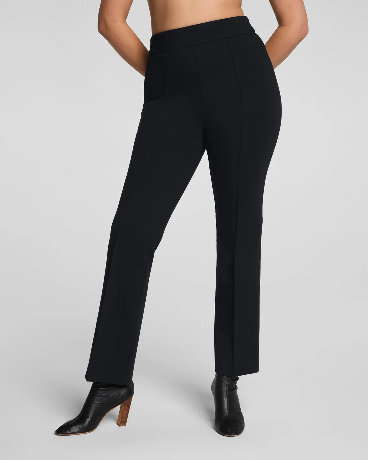 SpanxSuperSmooth PerfectFit Ponte Kick Flare Pant with Pintuck
