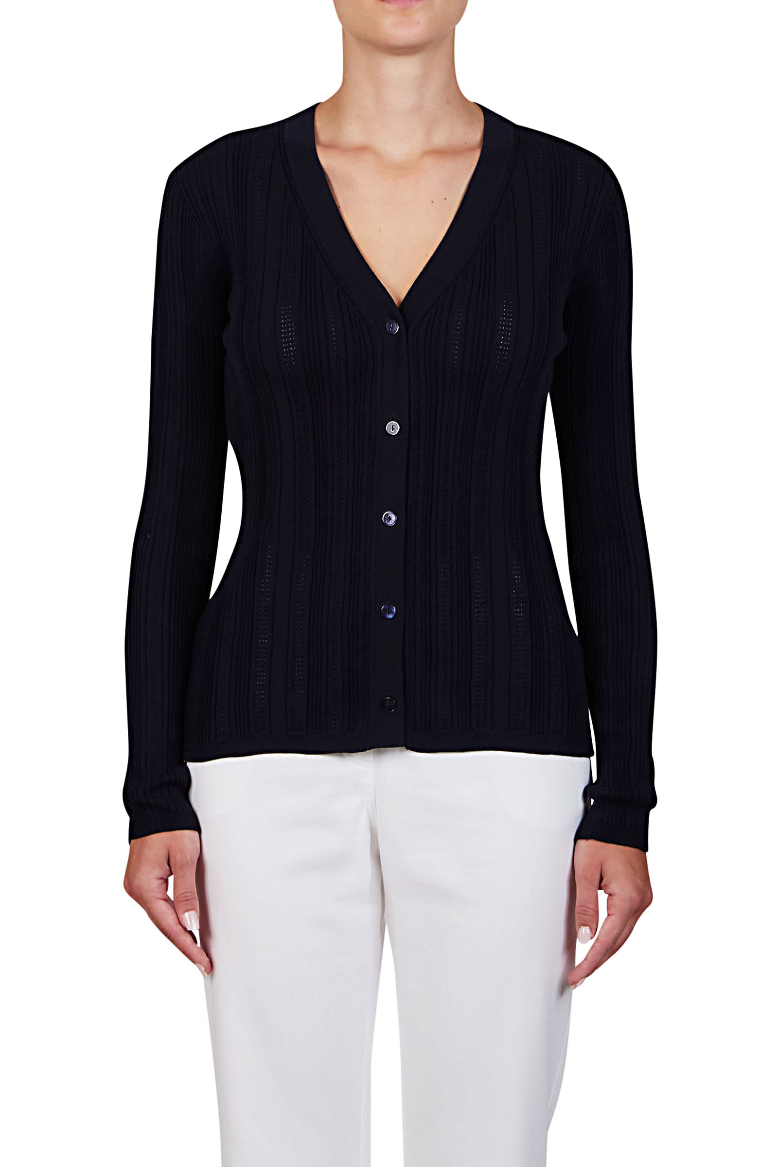 Purotatto Cardigan SS26-074-2303 Noir