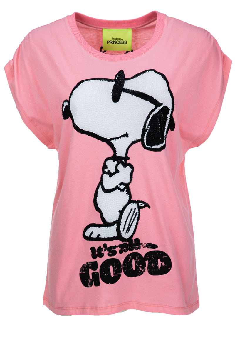 La princesse va à Hollywood Snoopy T-shirt "Tout va bien"