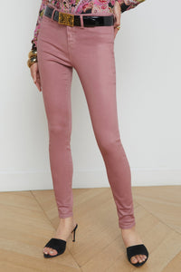 L'Agence Marguerite Jean skinny enduit taille haute