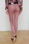 L'Agence Marguerite Jean skinny enduit taille haute