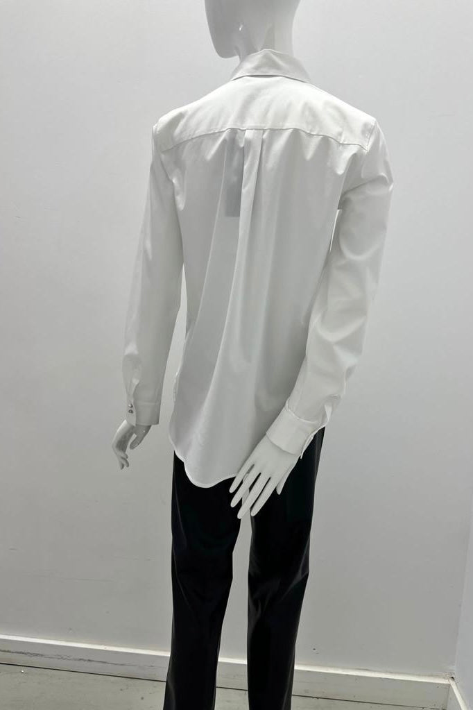 Max Volmary Button Up Shirt with Crystal Button