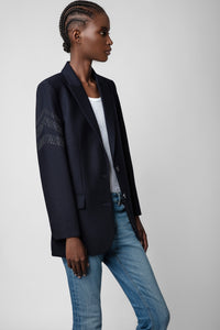 Zadig & Voltaire WWBL0201F Viva Arrow Strass Perm