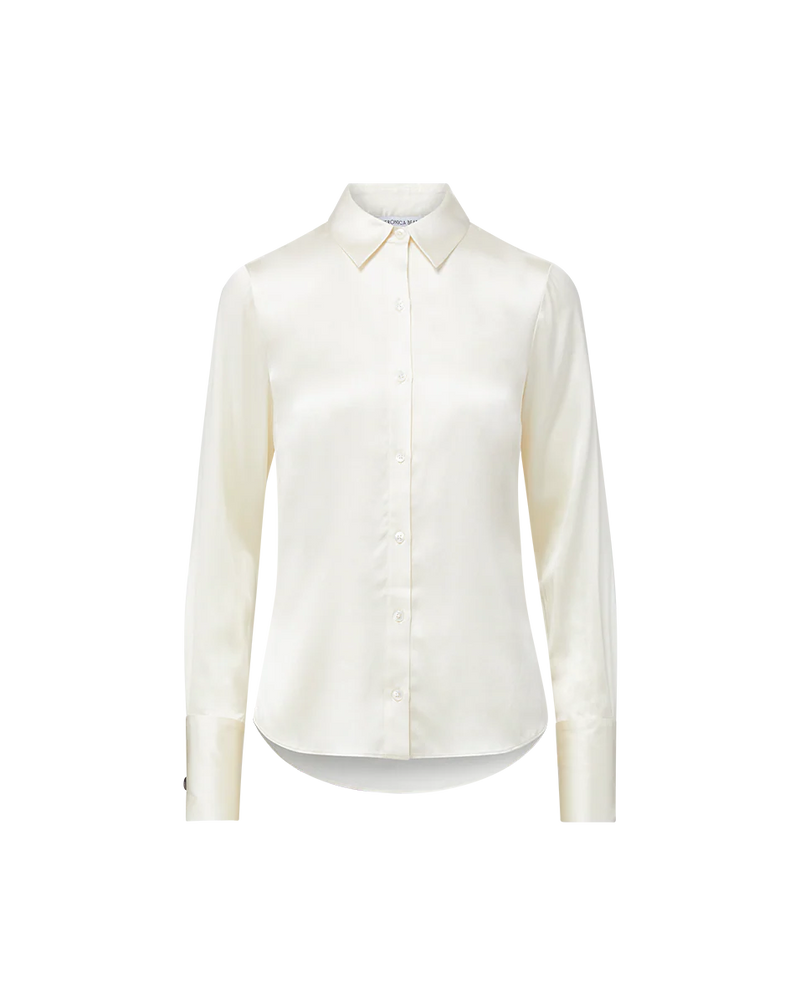 Veronica Beard Monique Silk Button-Down Shirt