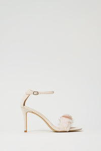 Twinset Leather Sandals With Feathers