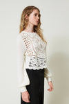 Twinset Lace Patterned Sweater