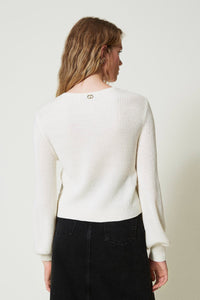 Twinset Lace Patterned Sweater