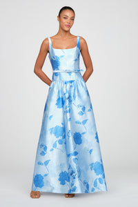 La Petite Robe de Chloe Robe Florale Aqua