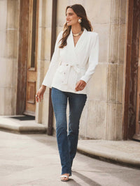 L'Agence Aven Wrap Blazer