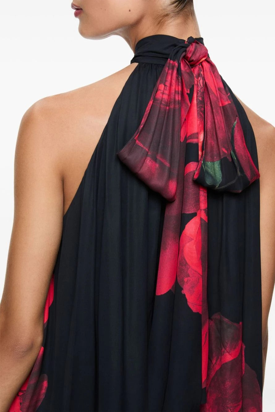 alice and olivia corine halter dress alice + olivia Women's Corine Halter Tie Neck Trapeze Mini Dress, Forest Green, Medium : Amazon.ca: Clothing, Shoes & Accessories
