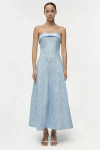 Robe mi-longue en jacquard Simkhai Valeria