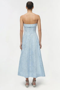 Robe mi-longue en jacquard Simkhai Valeria