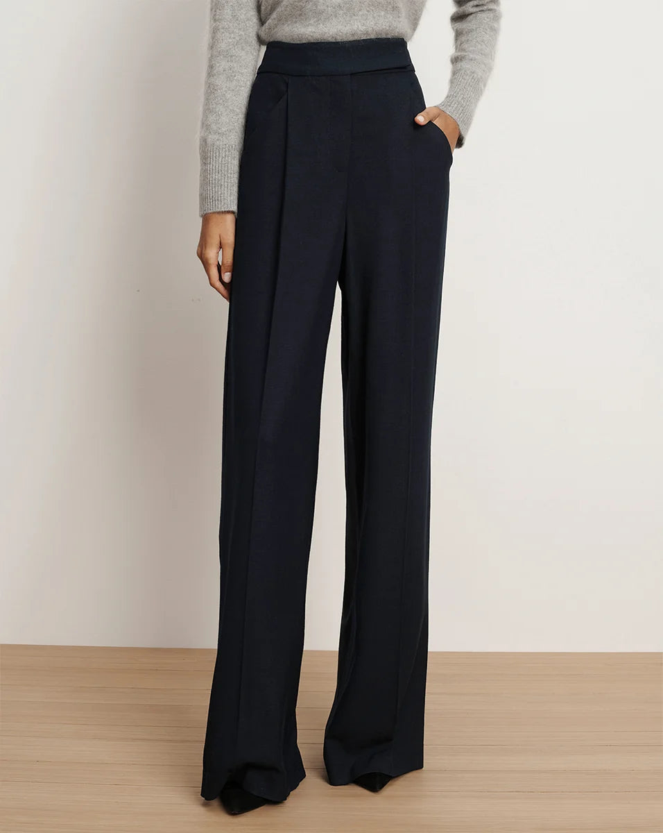 Veronica Beard Marbeau Pant Navy