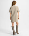 Veronica Beard Madden Merino Wool Mini Shirtdress