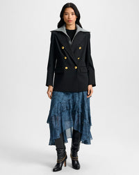 Veronica Beard Rhys Wool Dickey Jacket