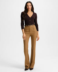 Veronica Beard Gracie Belted Flare Pant