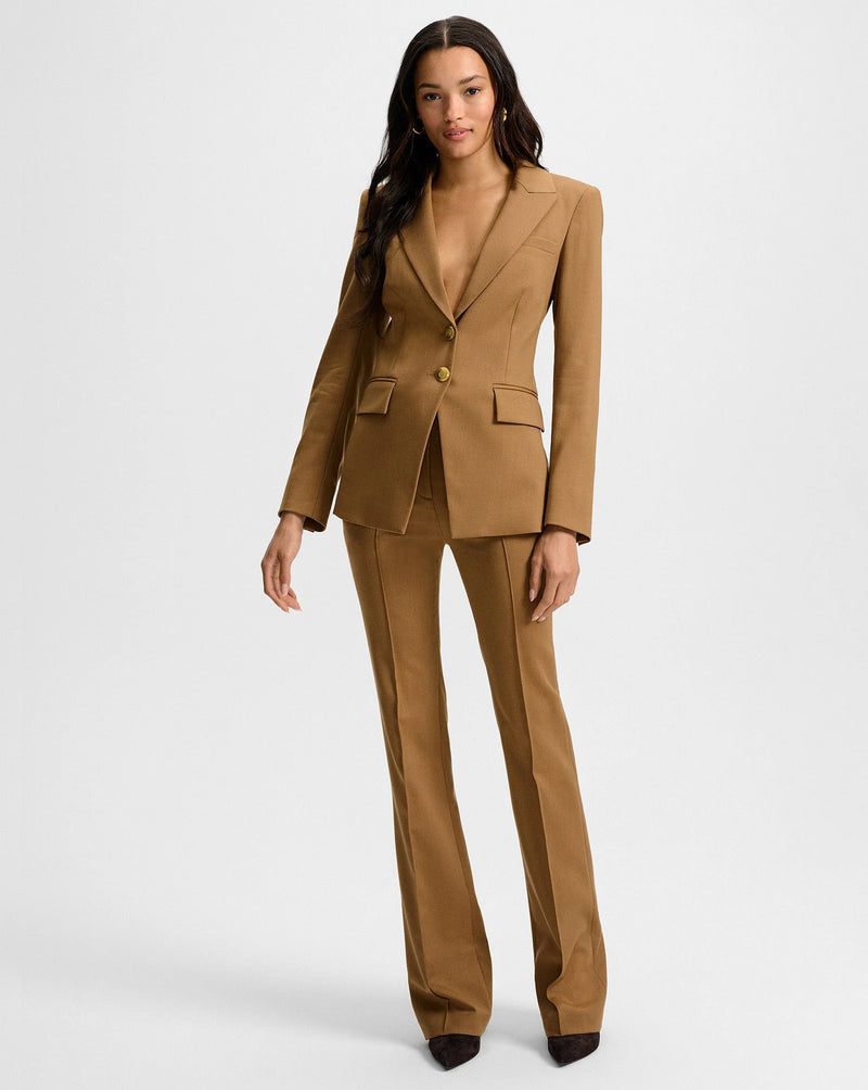 Veronica Beard Gracie Belted Flare Pant