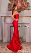 Jessica Angel Corset Slit Evening Gown 2593