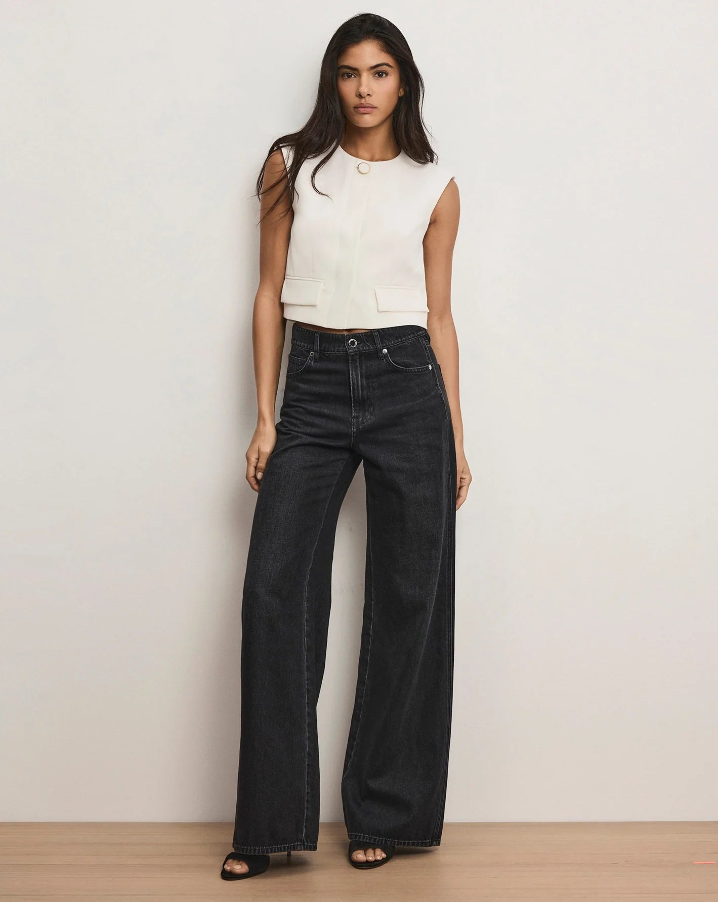 Veronica Beard Cliffwood Cropped Vest