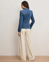 Veronica Beard Randy Denim Dickey Jacket
