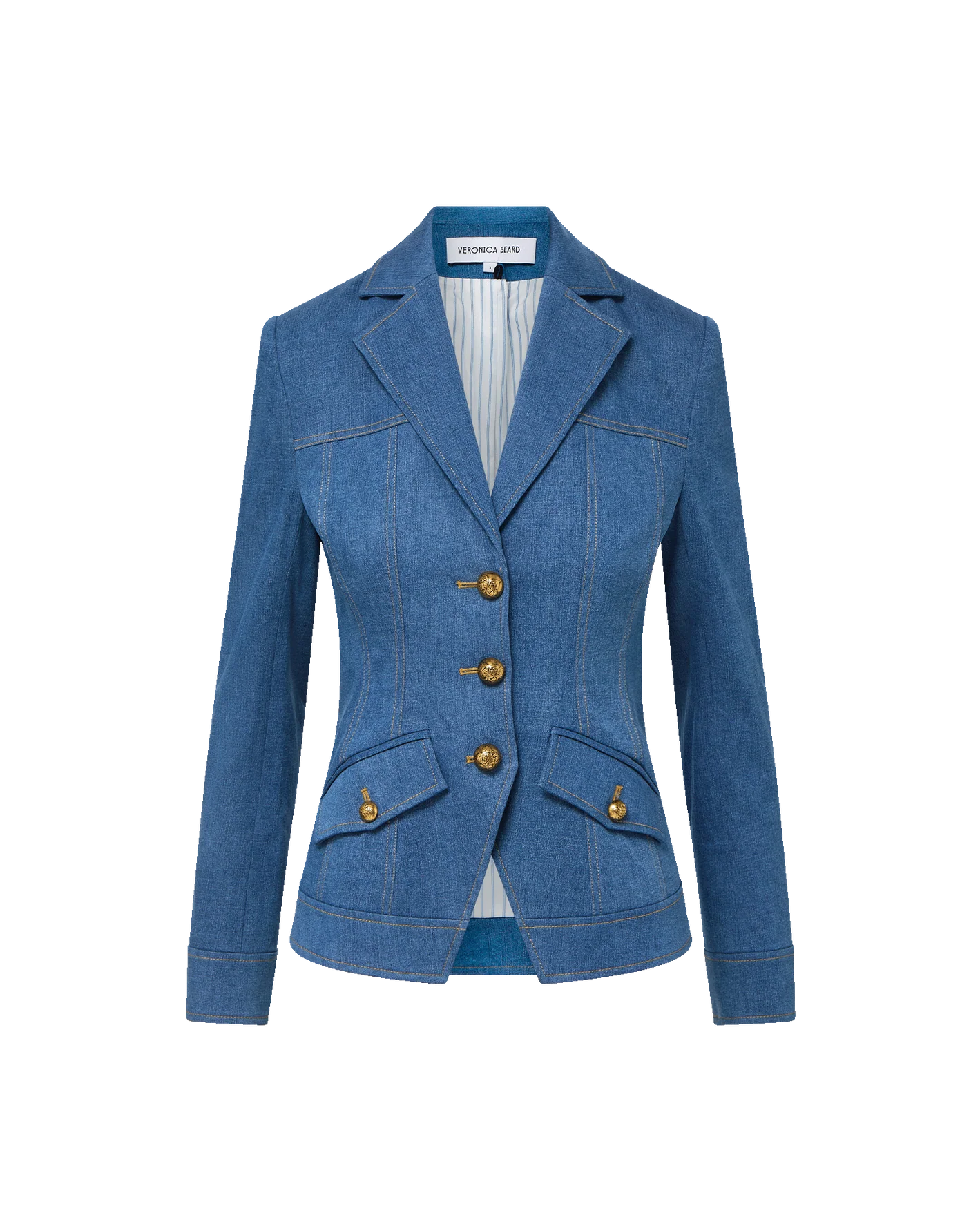 Veronica Beard Randy Denim Dickey Jacket