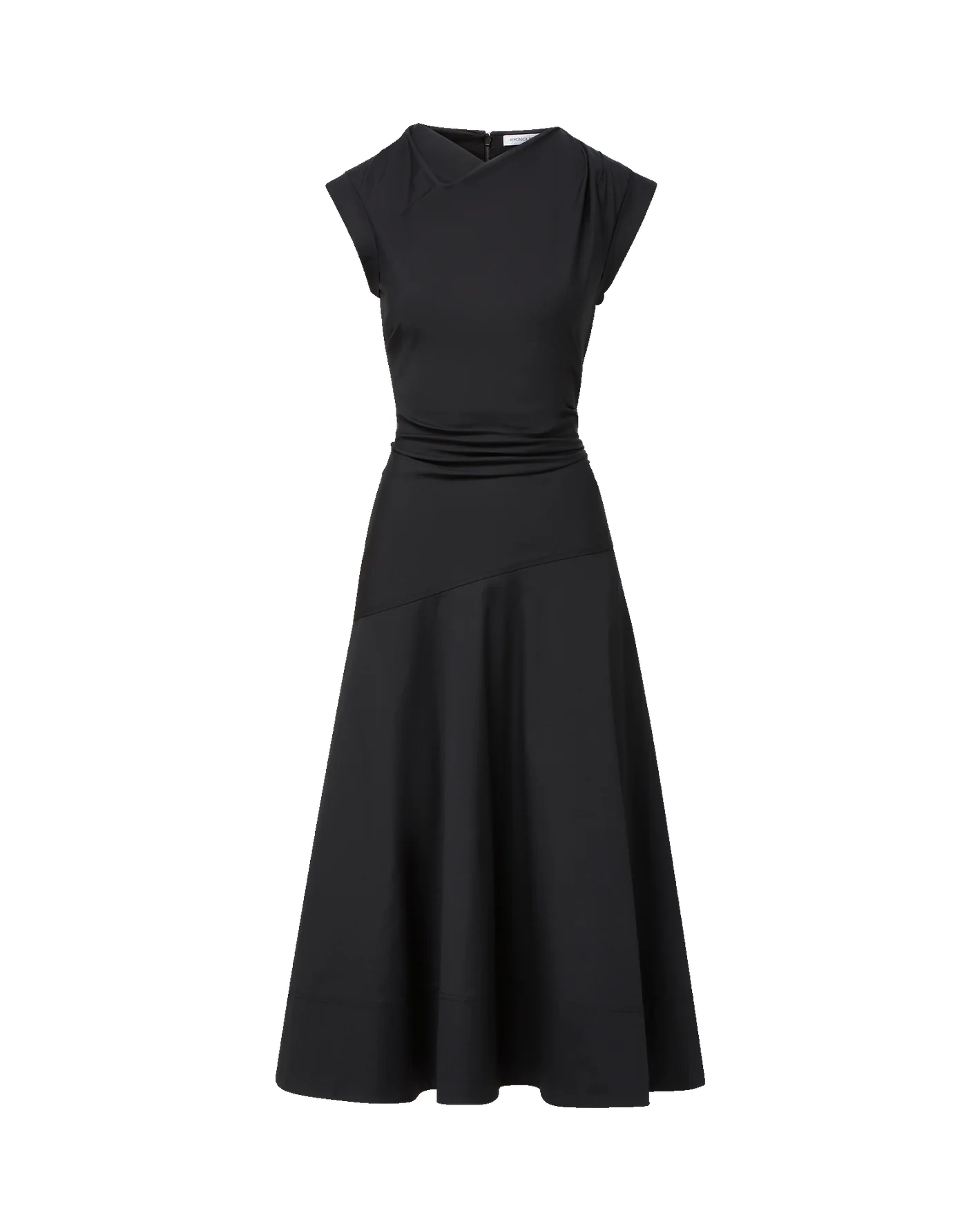 Veronica Beard Lisette Cotton Poplin Midi Dress