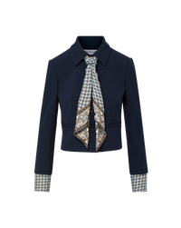 Veronica Beard Ismena Removable Scarf Jacket
