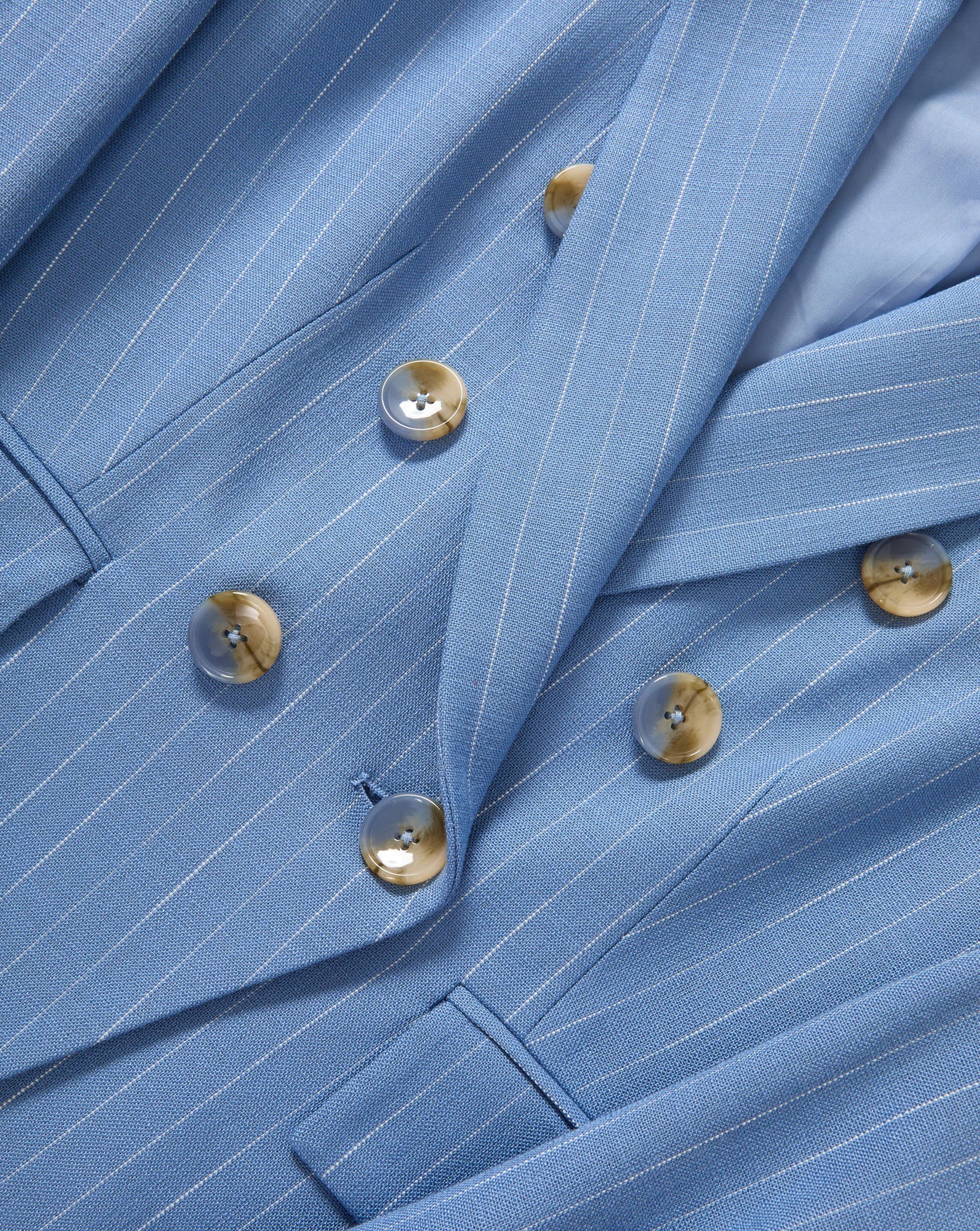 Veronica Beard Miller Pinstripe Dickey Jacket