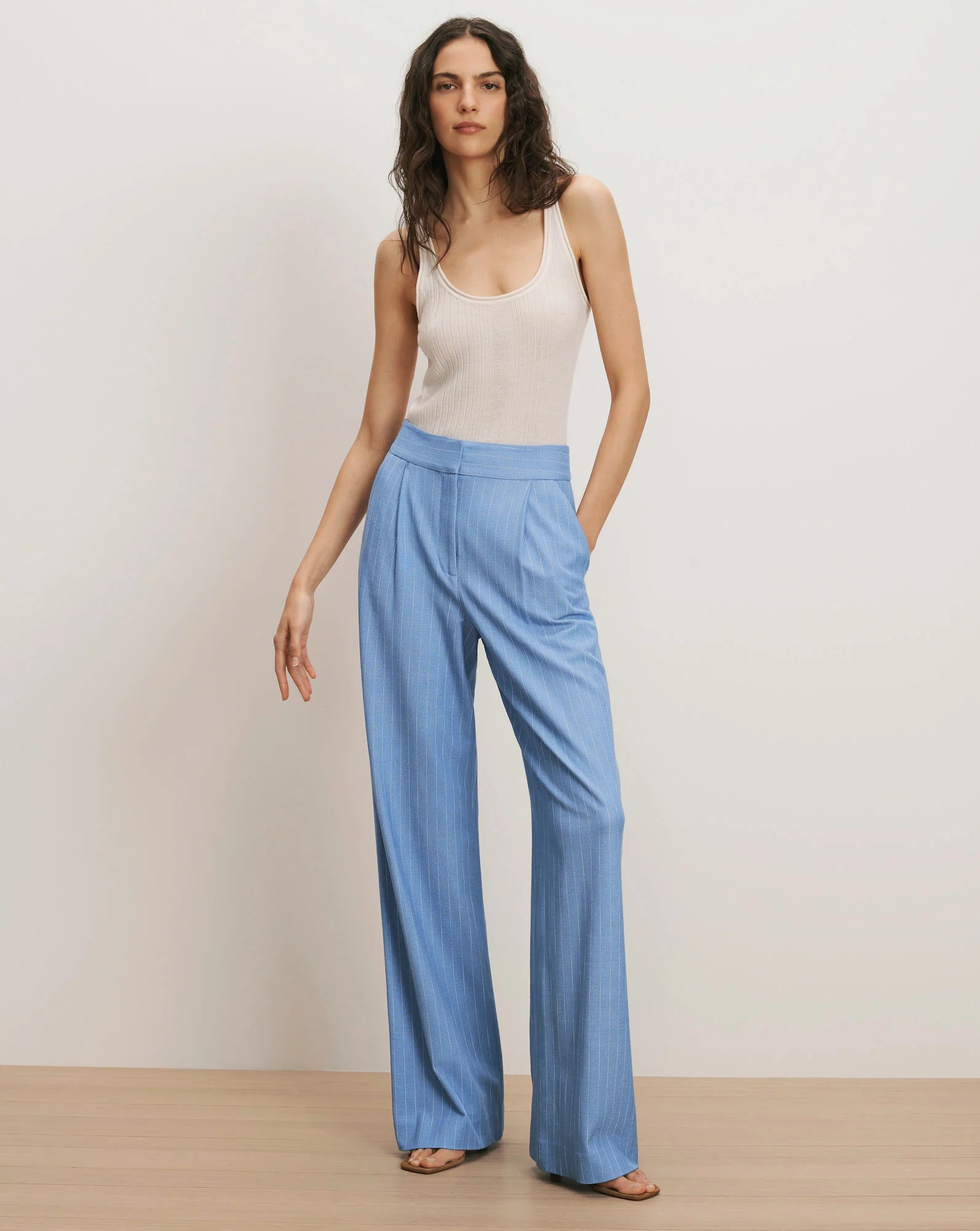 Veronica Beard Heyser Wide-Leg Pant