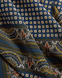 Veronica Beard Hartley Skirt Heritage Navy Multi