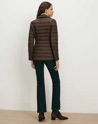 Veronica Beard Campbell Down Dickey Jacket Espresso